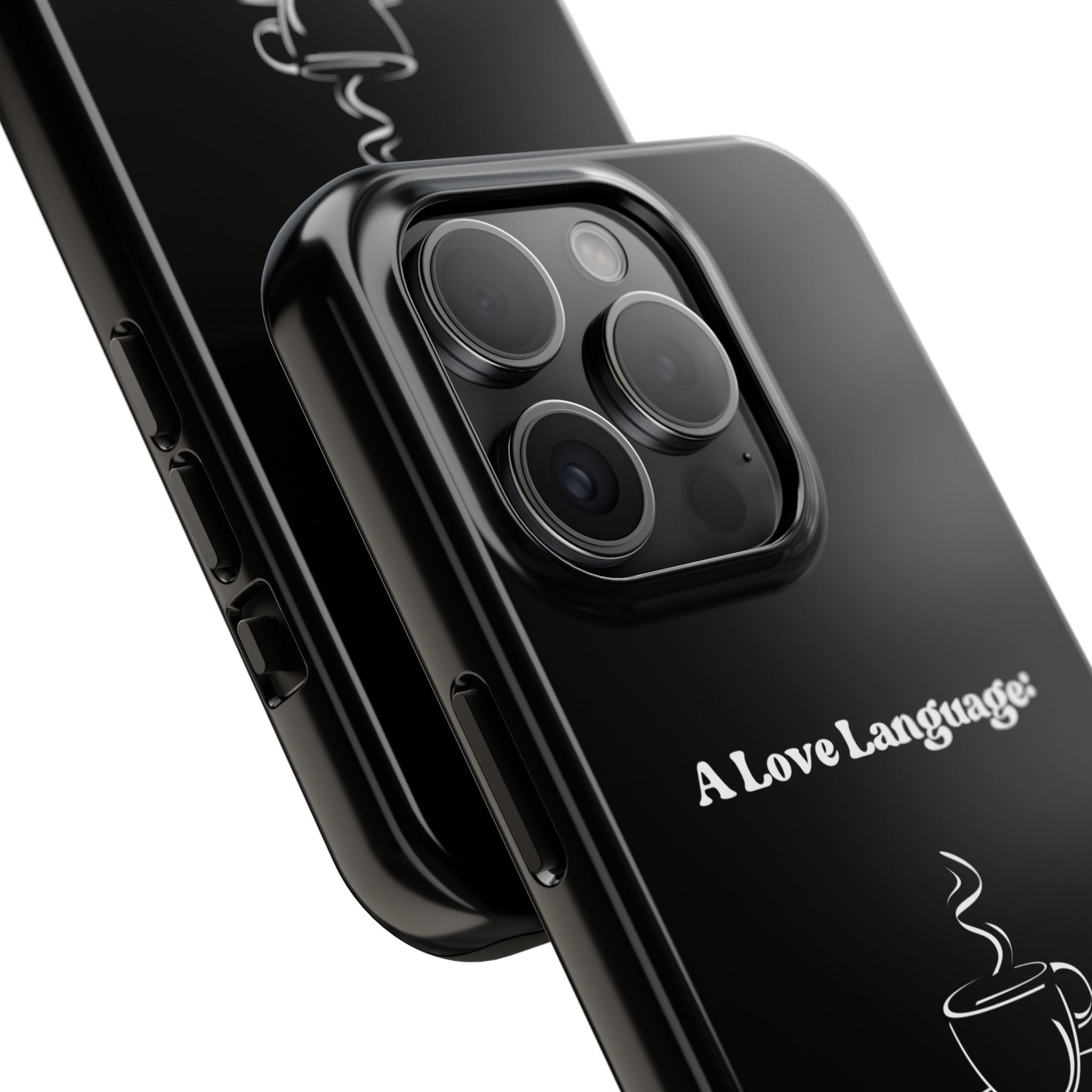 A Love Language Black Phone Case