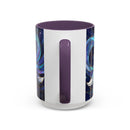 Wolf Kiss Stained Glass Style Mug