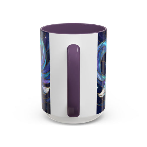 Wolf Kiss Stained Glass Style Mug