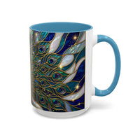 Peacock Stained Glass Mug