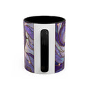 Purple Lion Stained Glass Style Mug