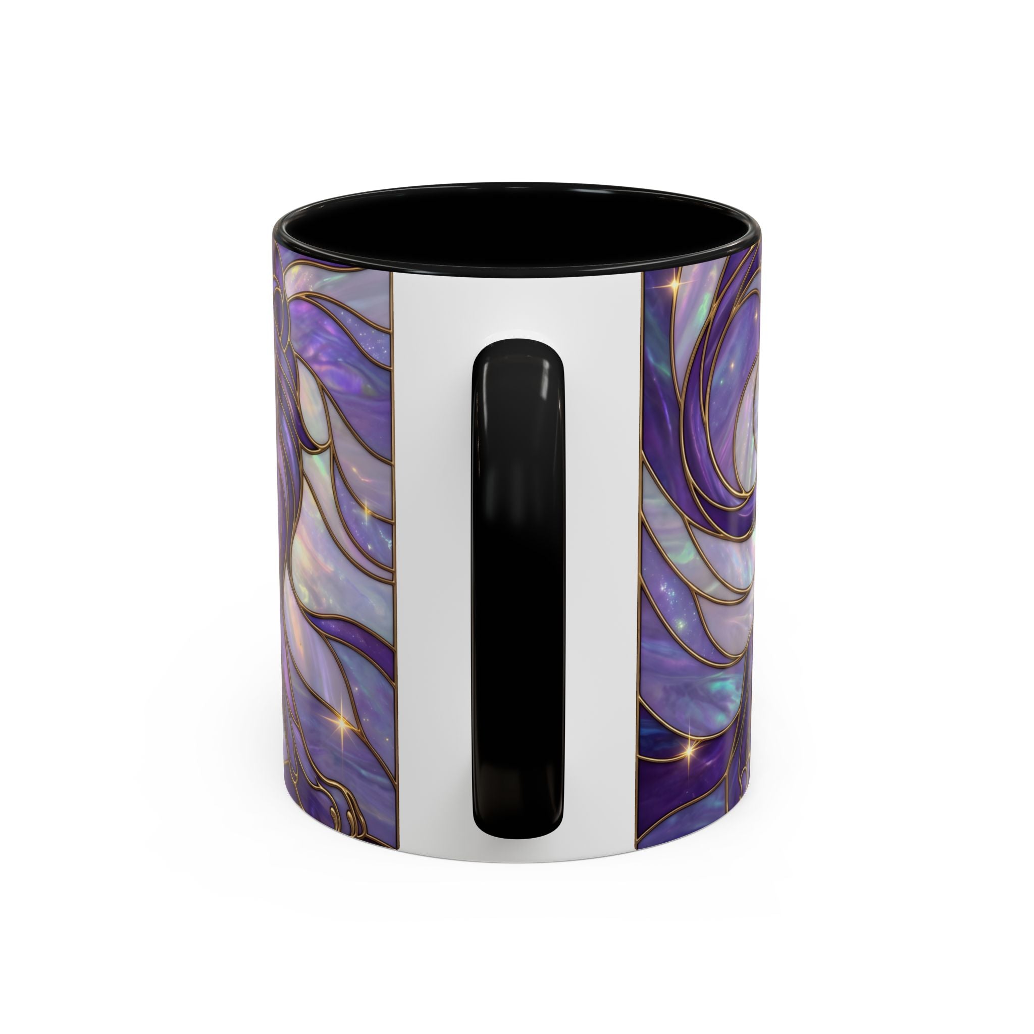 Purple Lion Stained Glass Style Mug