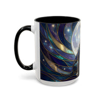 Moonlit Staffordshire Bull Terrier Stained Glass Style Mug