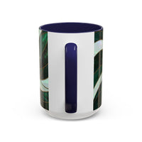 Jade Wolf Stained Glass Style Mug