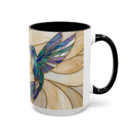 Harmony Hummingbird Stained Glass Style Mug
