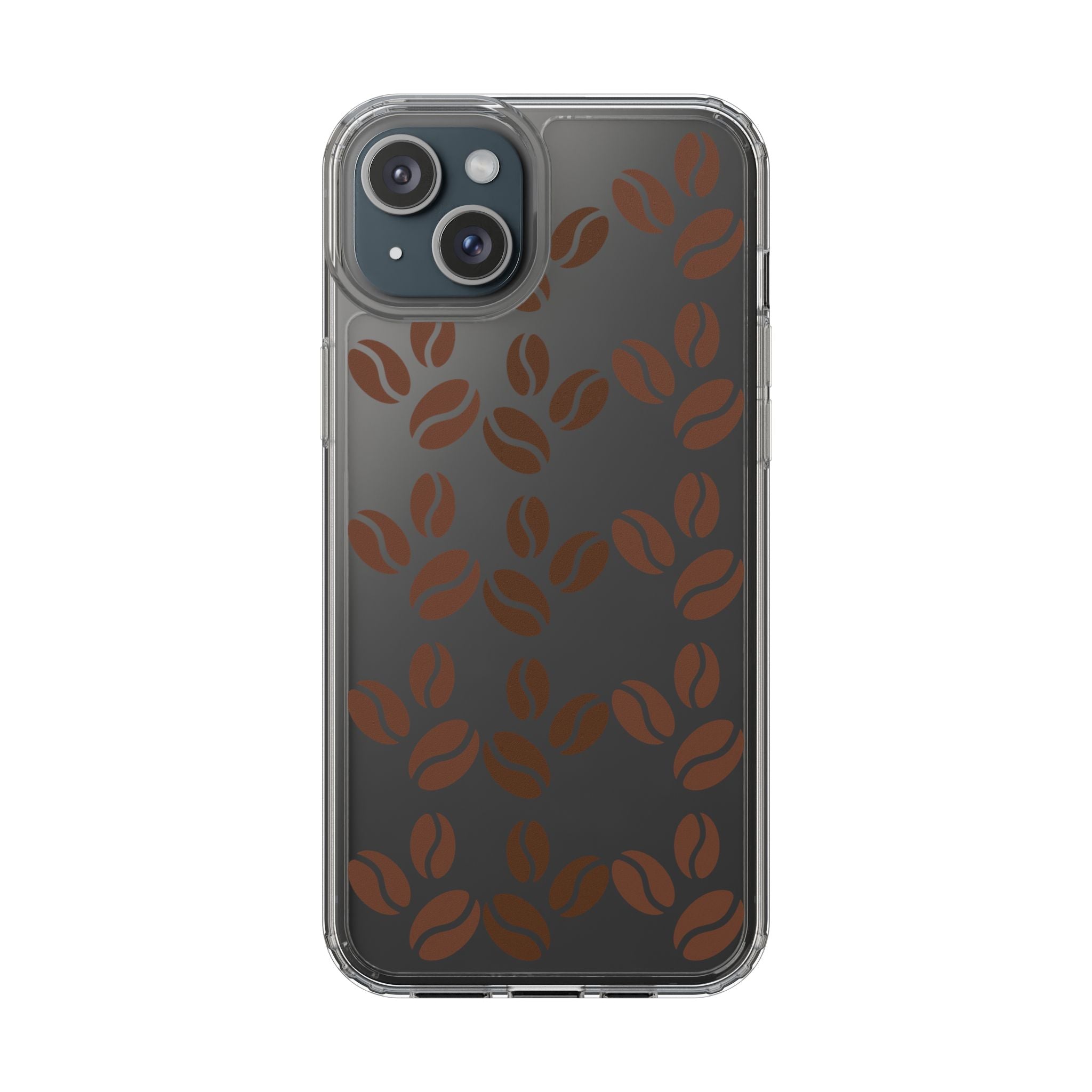 Coffee Beans Clear Phone Case