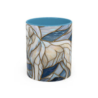 Moonlight Great Pyrenees Stained Glass Style Mug