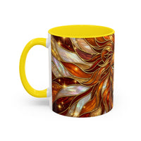 Majestic Lion Stained Glass Mug