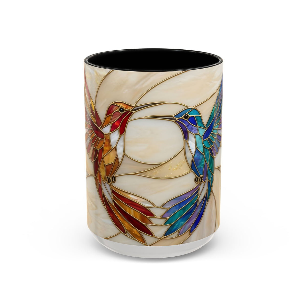 Harmony Hummingbird Stained Glass Style Mug