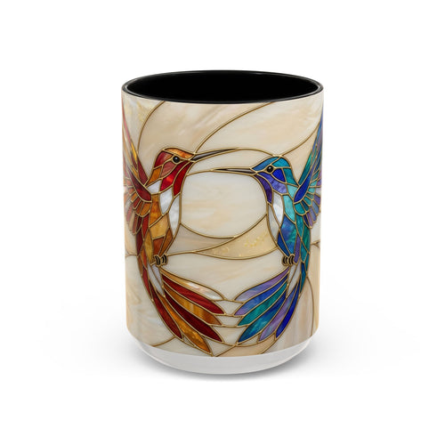 Harmony Hummingbird Stained Glass Style Mug