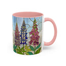 Wildflower Stained Glass Mug