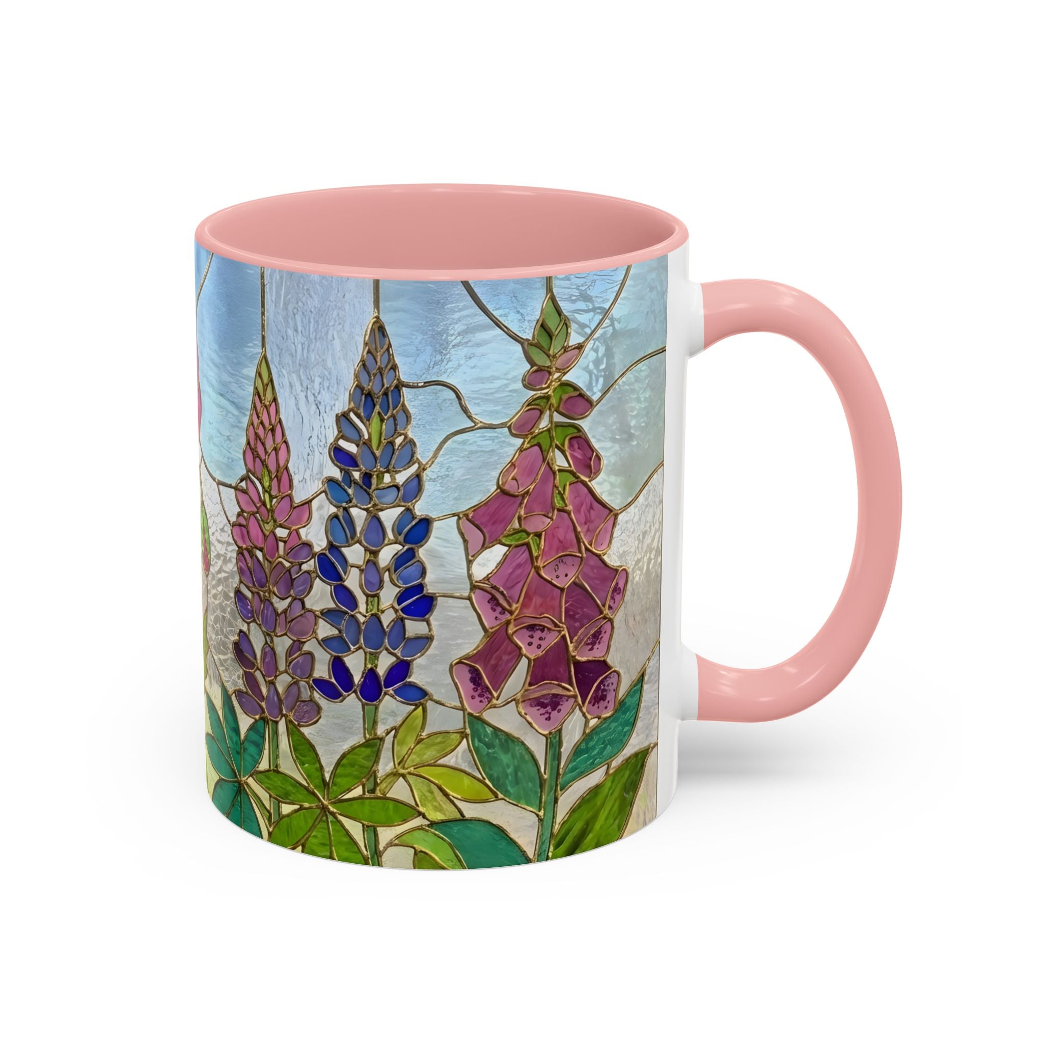 Wildflower Stained Glass Mug