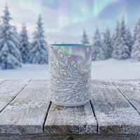 Aurora Peacock Stained Glass Style Mug