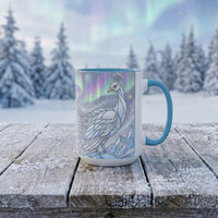 Aurora Peacock Stained Glass Style Mug
