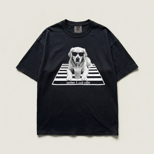 Sunshine & Iced Coffee Dog Comfort Colors® T-Shirt