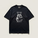 Books & Coffee Raccoon Comfort Colors® T-Shirt