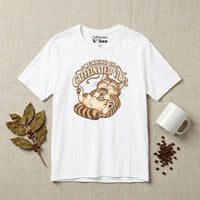 Caffeinated Vibes Cat Premium T-shirt